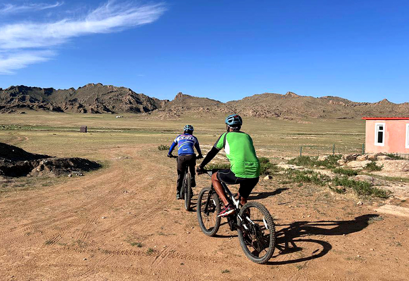 Cycling in Mongolia